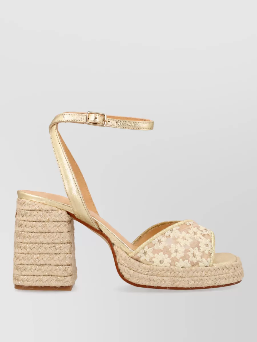 Castaner Leather Platform Sandals