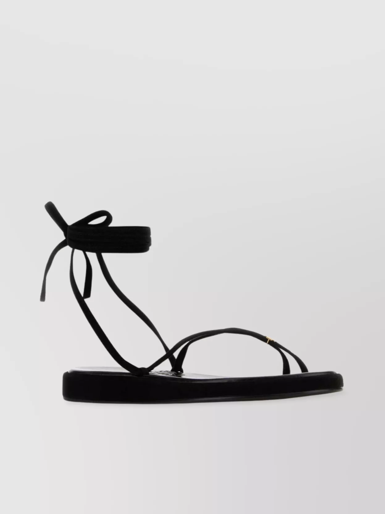 Tory Burch Suede Capri Sandals Flat Sole Strappy Design