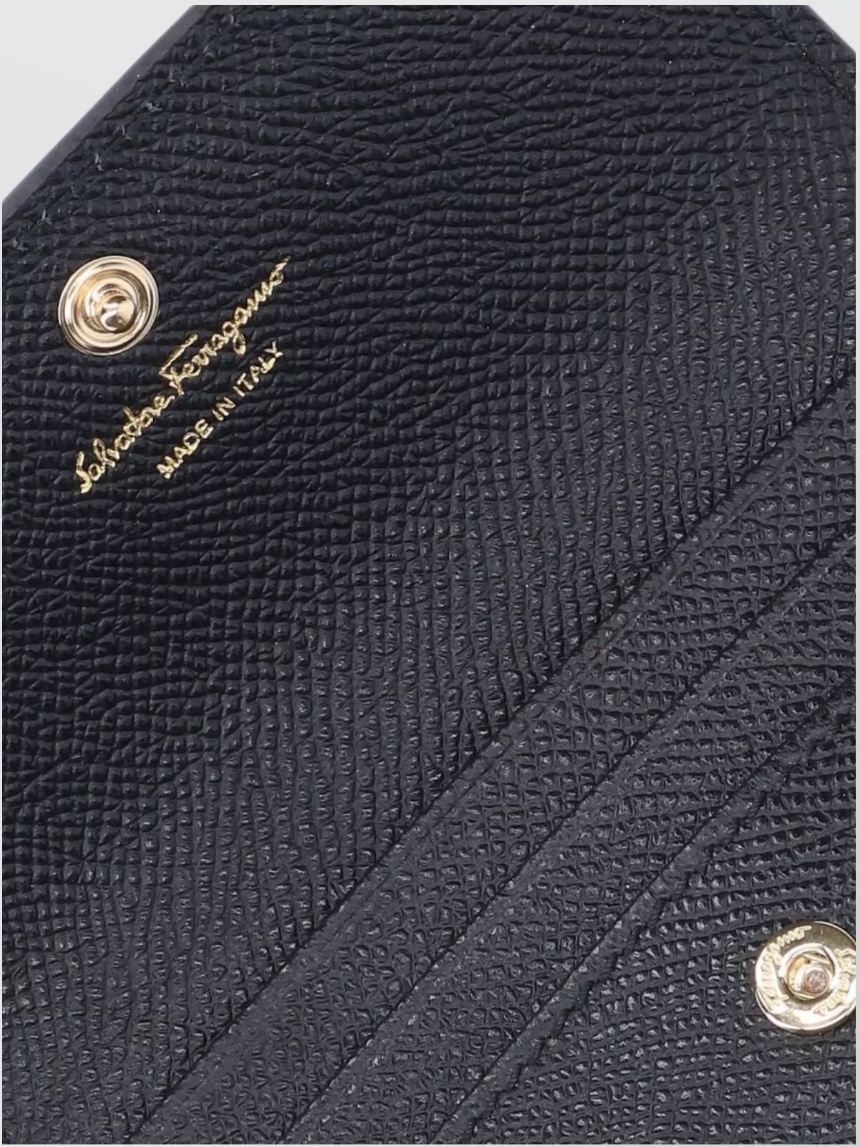 Ferragamo Textured Bow Detail Cardholder And Wallet