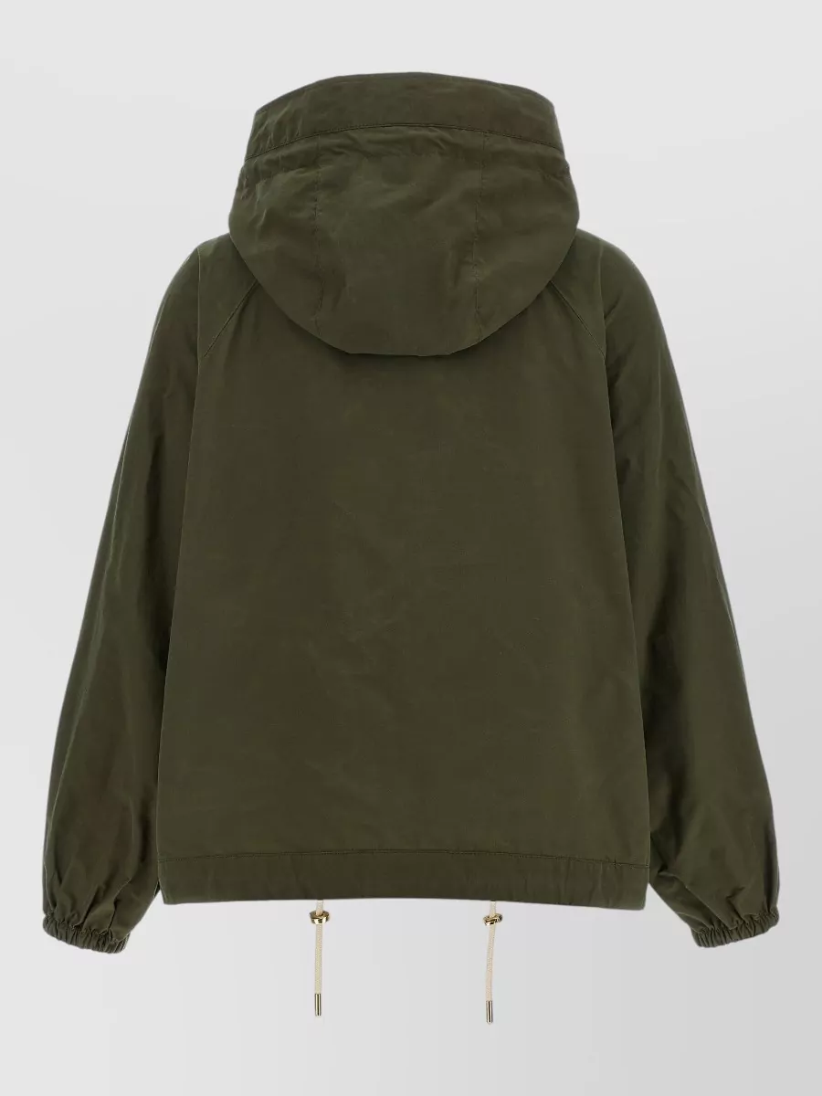 Barbour Hooded Cotton Raincoat