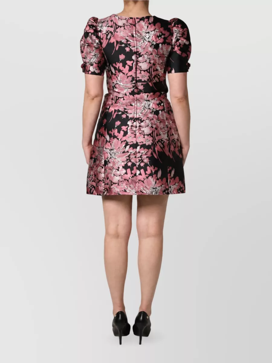 Dolce&Gabbana Floral Brocade A-Line Mini Dress