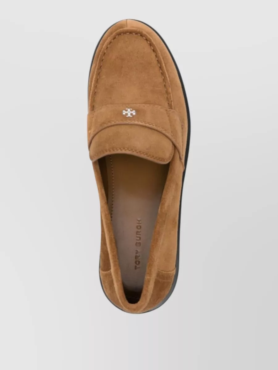 Tory Burch Leather Lug Sole Loafers