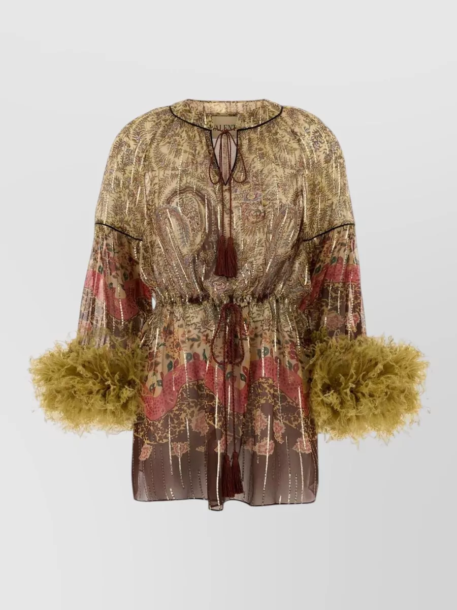 Valentino Garavani printed silk mini dress