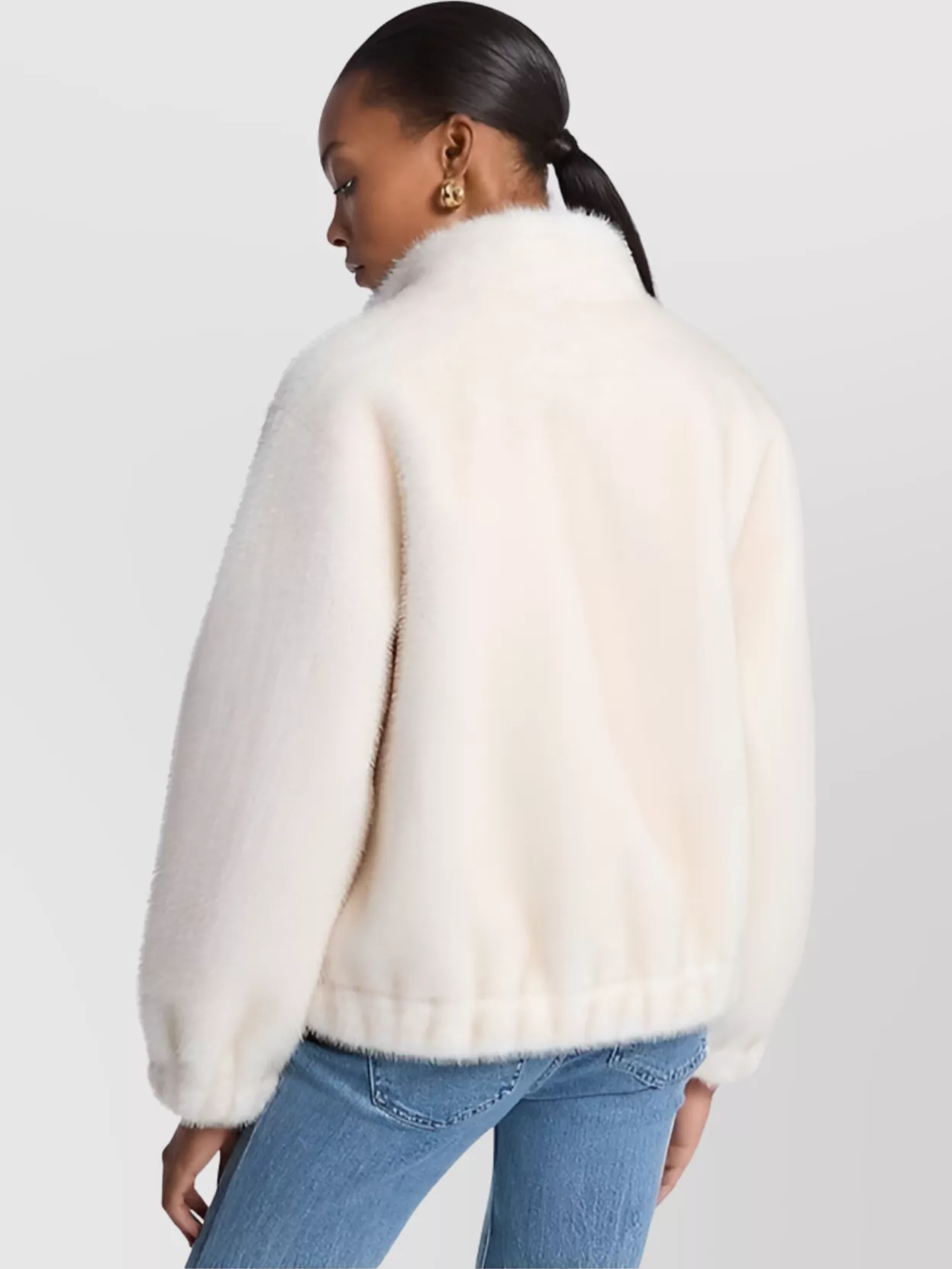 Michael Kors Stylish Jackets With Faux Fur Texture