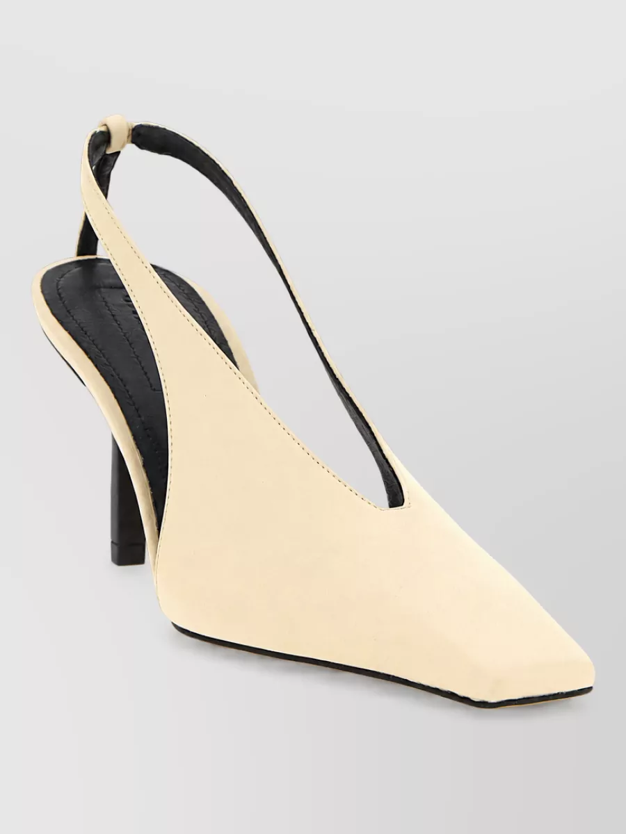 Armarium leather slingback pumps