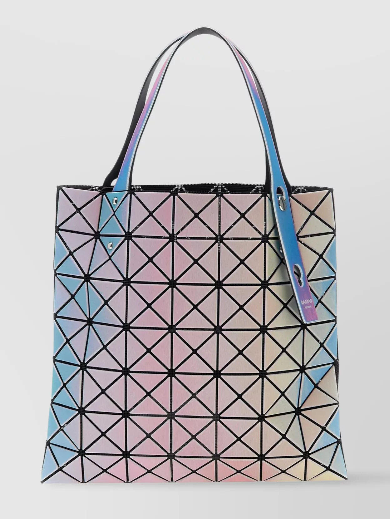 Bao Bao Issey Miyake Illusion geometric iridescent top handles 