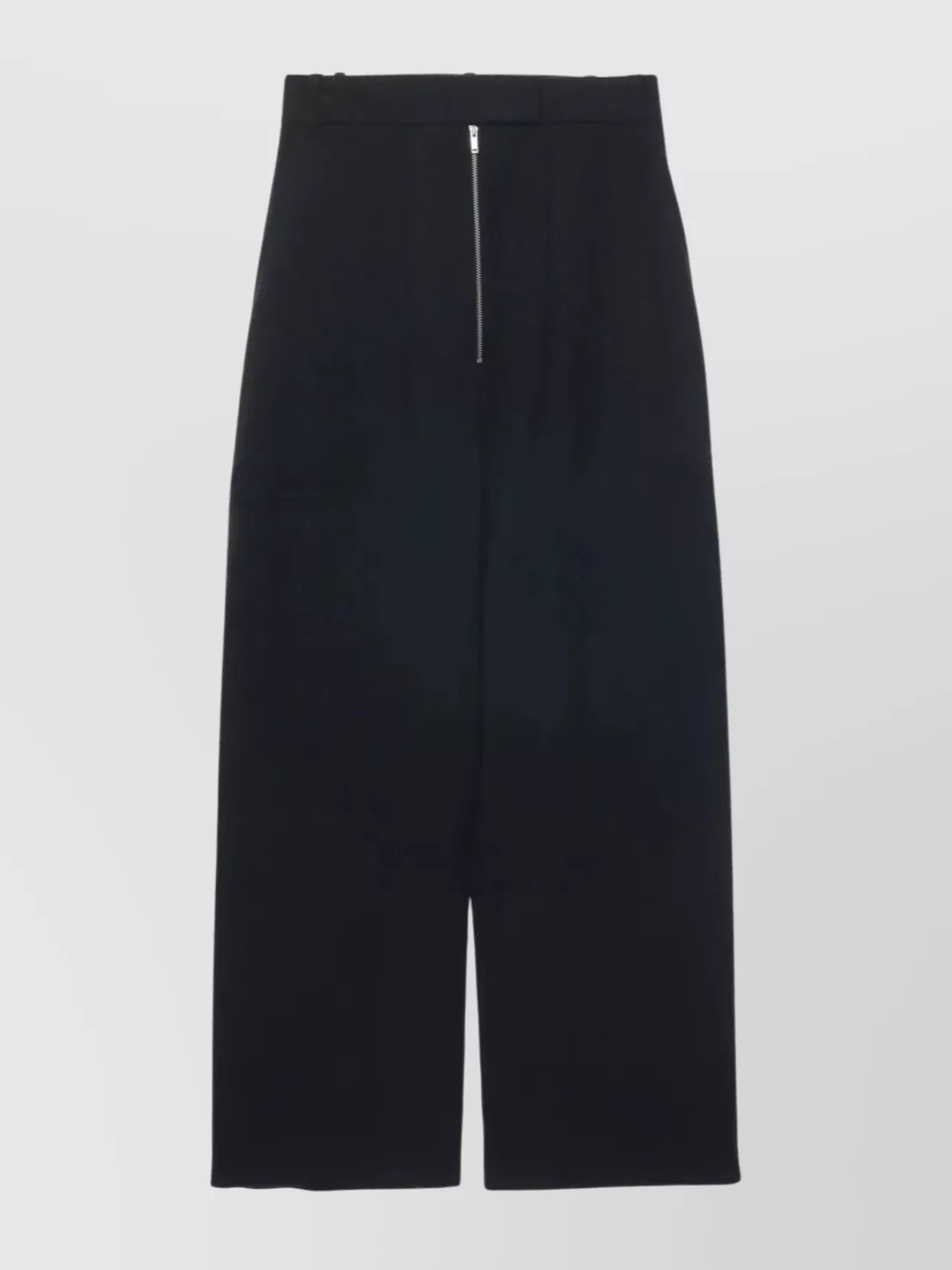 Studio Nicholson Zipper Front Wide Leg Pants Clothing In Blue