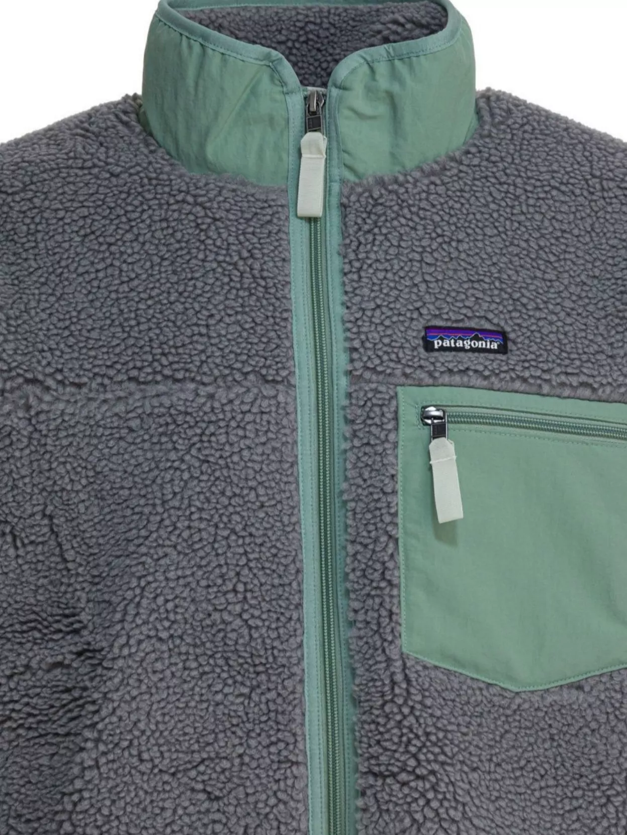 Patagonia Retro Fleece Zip Sweatshirt Pocket