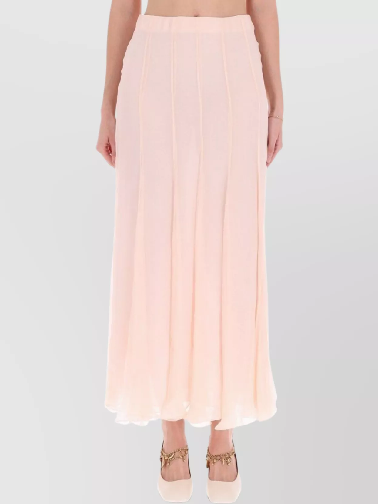 Chloé Lightweight Maxi Skirt Elastic Waistband
