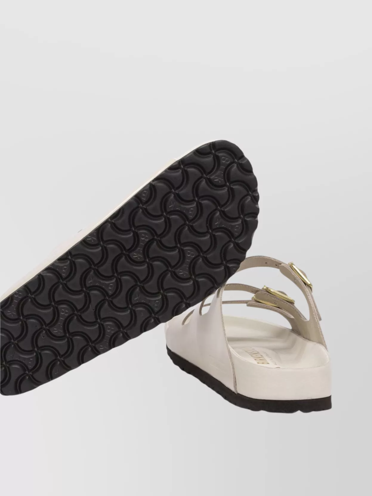 Birkenstock Triple Buckle Open Toe Flat Sole Sandals