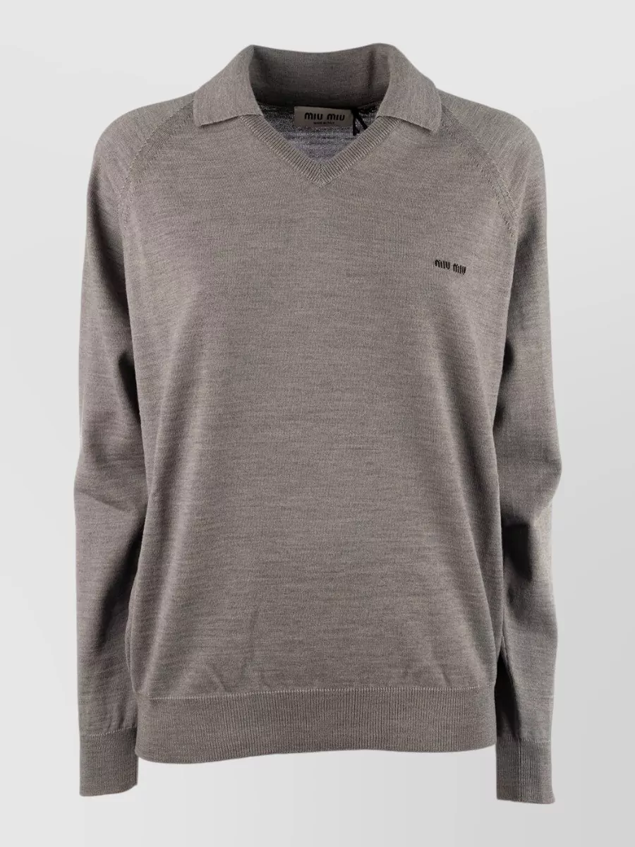 Miu Miu Wool Sweatshirt
