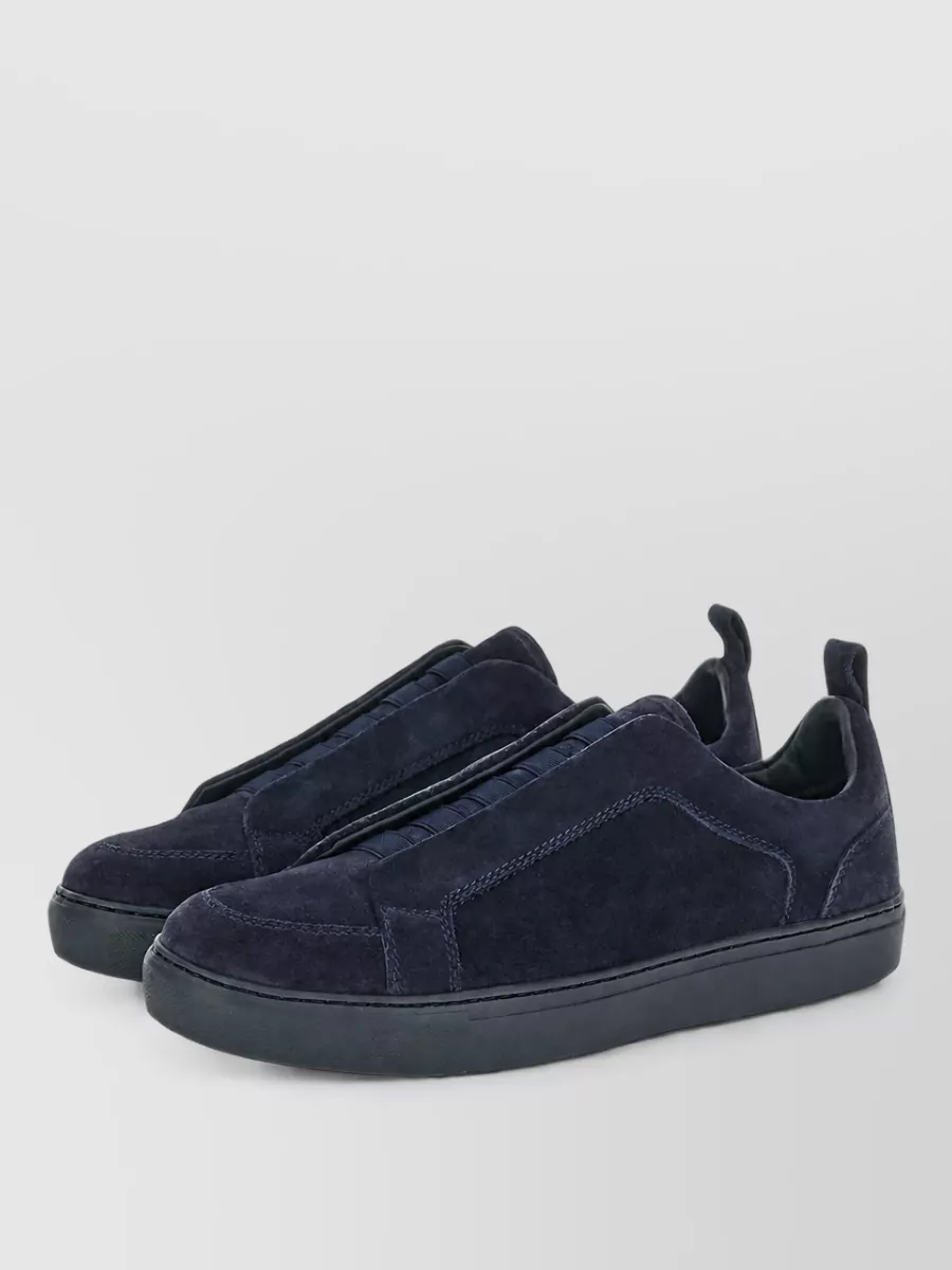Paul & Shark suede slip-on sneakers