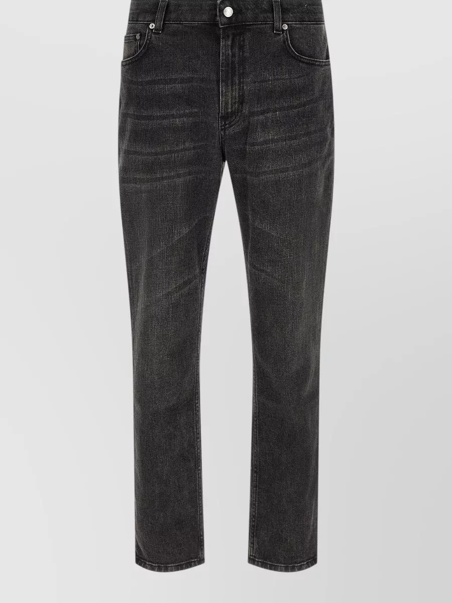 Department 5 Denim Mid-Rise Straight-Leg Jeans