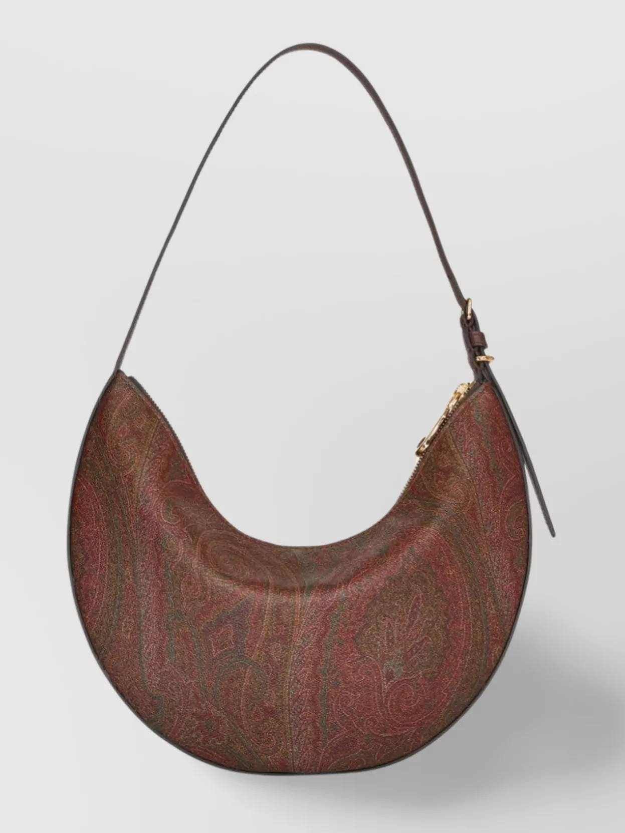 Shop Etro Curved Silhouette Hobo Bag
