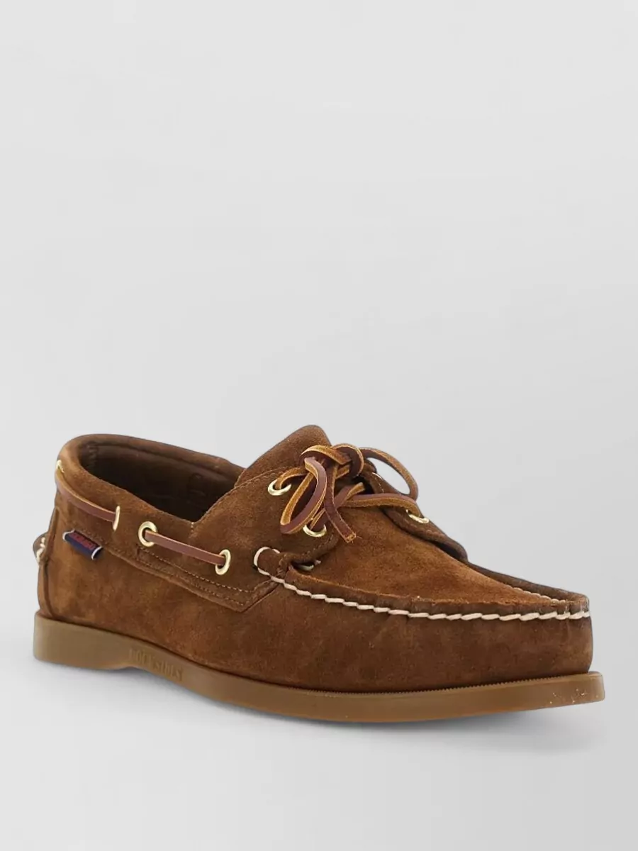 Sebago leather boat shoes