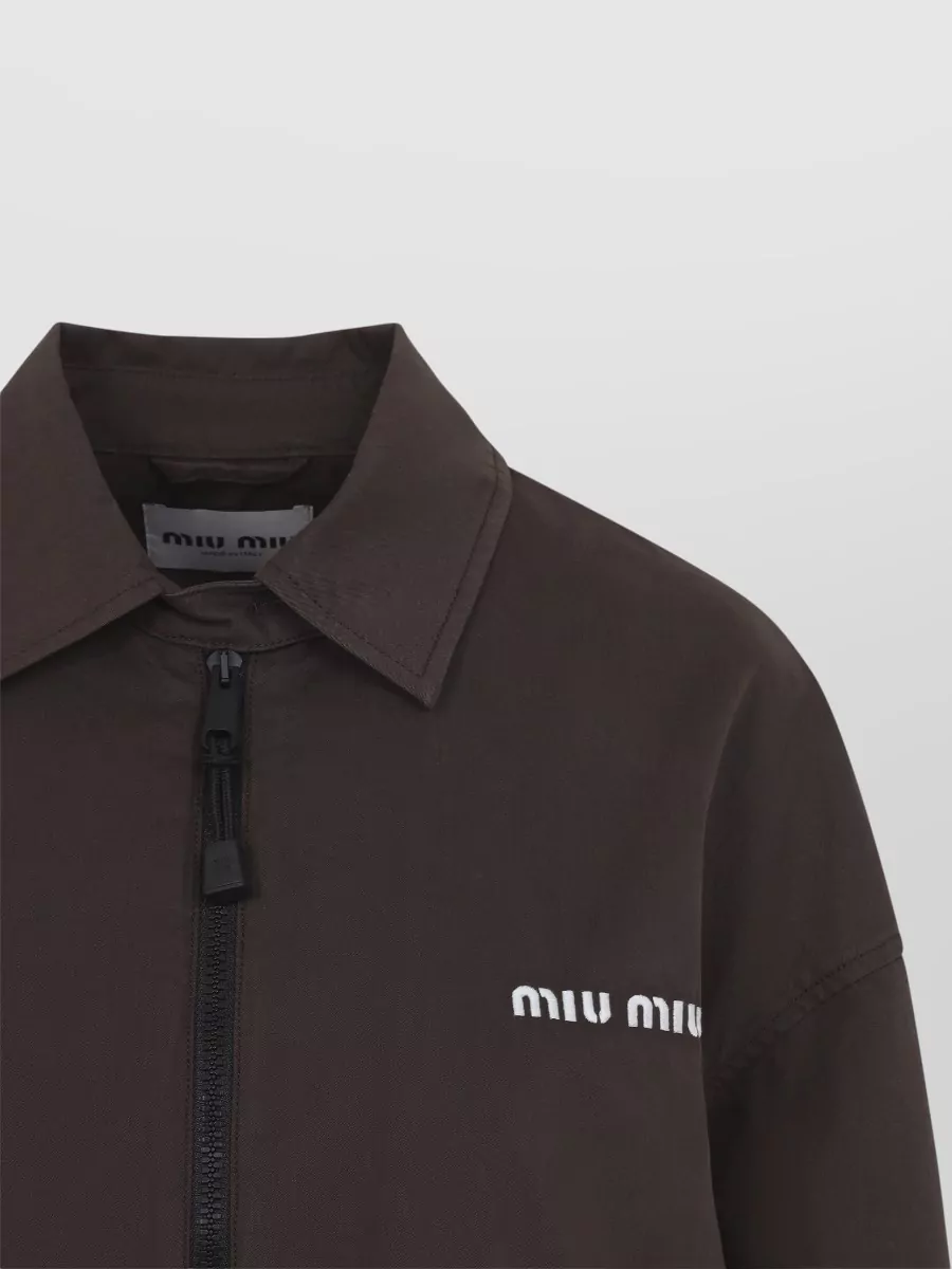 Miu Miu Cotton Oversized Jacket
