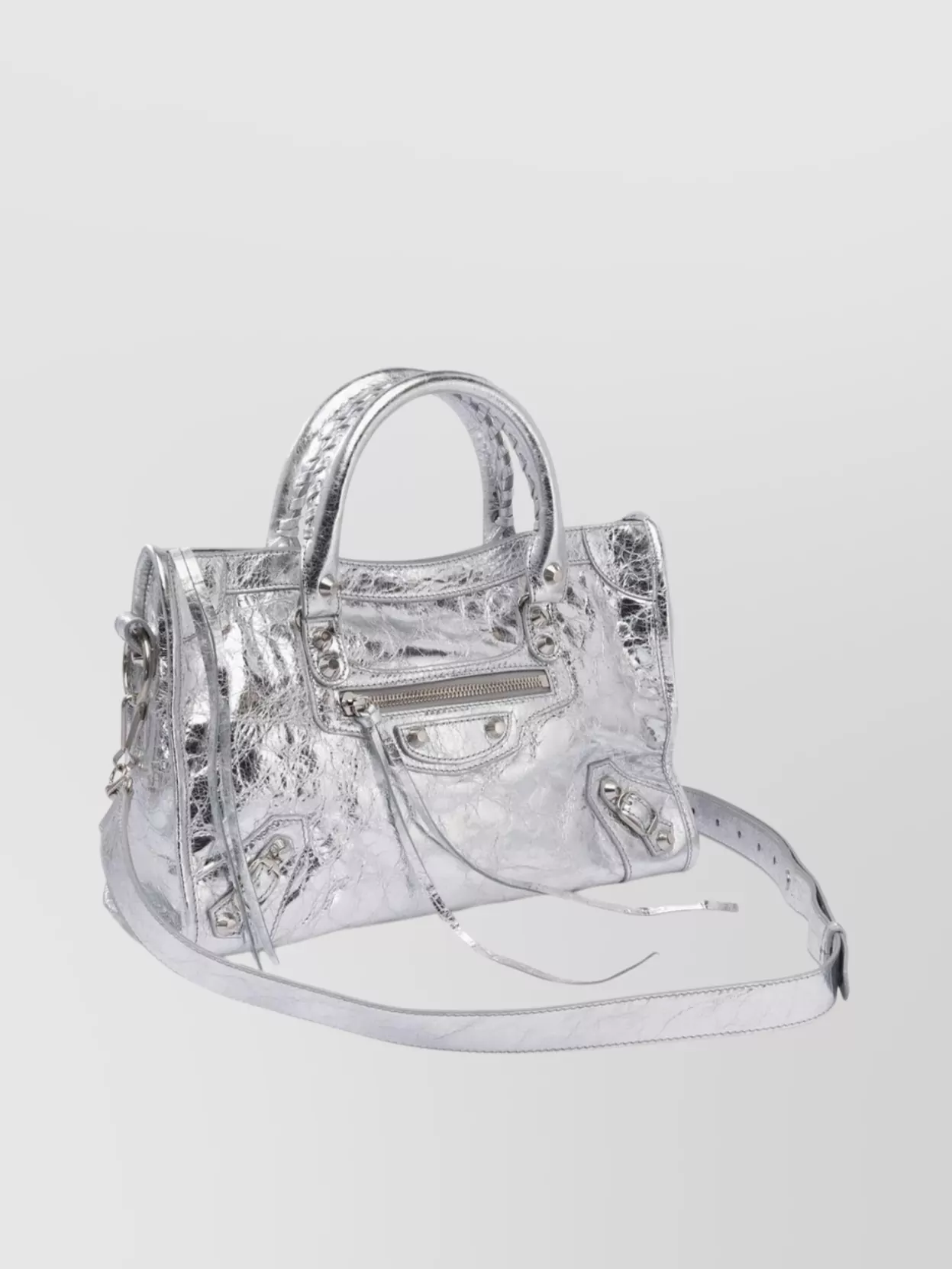 Balenciaga Shoulder Bags With Detachable Strap And Studded Embellishments