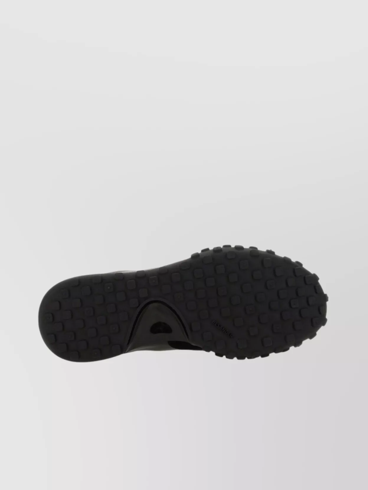 Jil Sander Suede Panel Round Toe Rubber Sole Sneakers