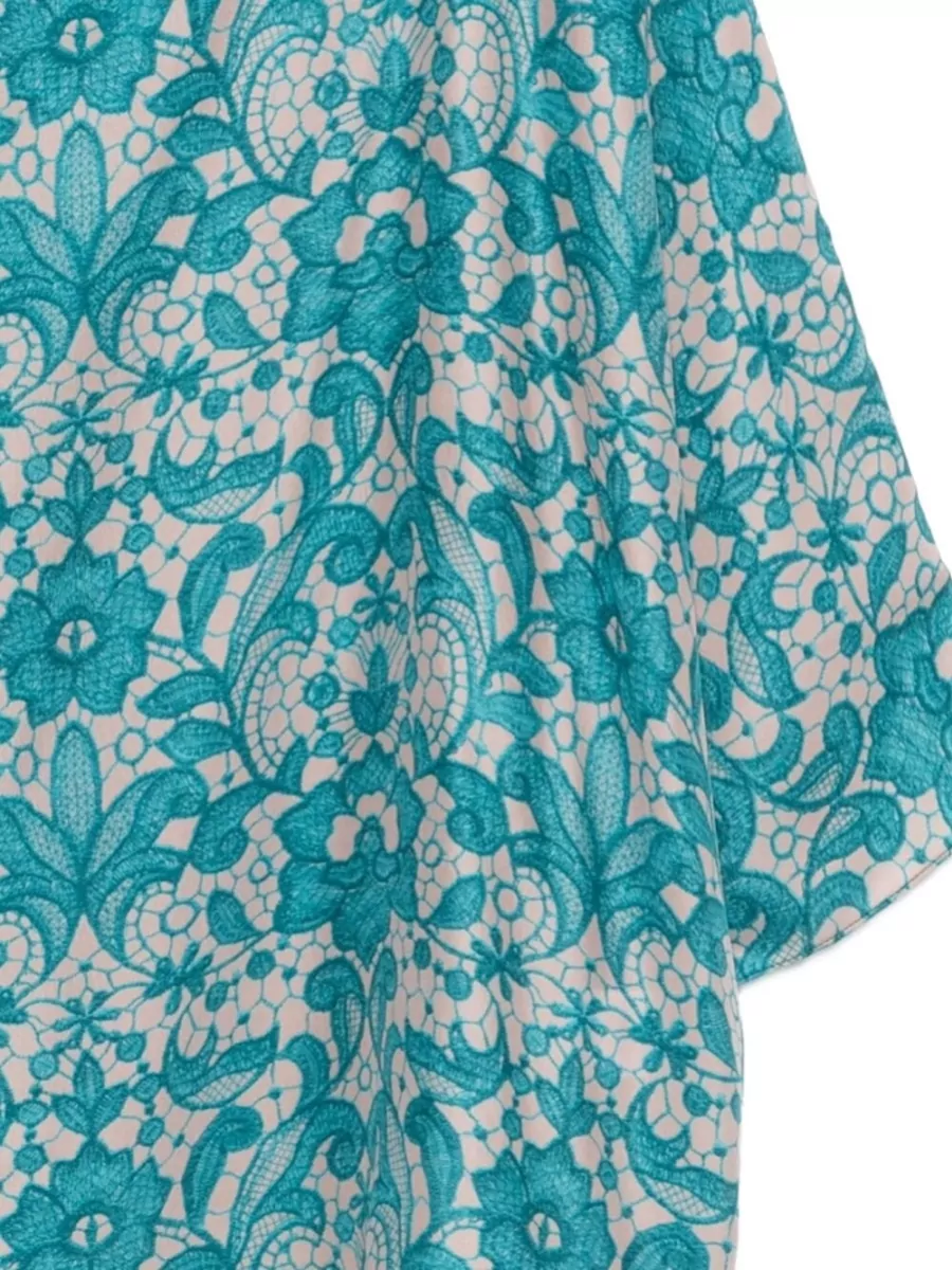 Gianluca Capannolo Silk Floral-Print Blouse