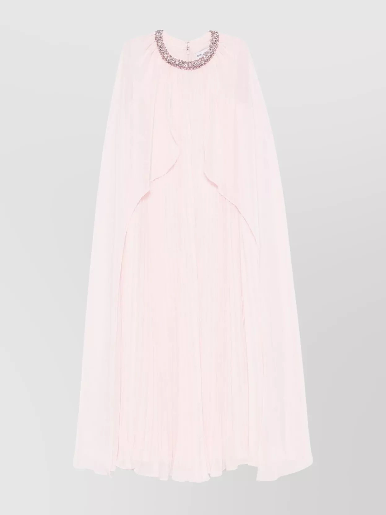 knee length dresses for ladies Self-Portrait - Pink Organza Lace Midi Dress