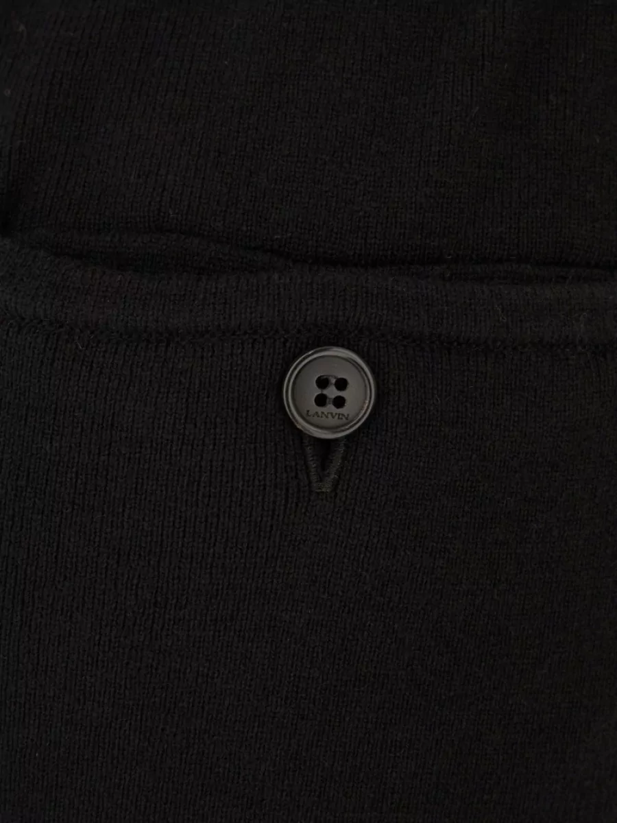 Lanvin Cashmere Straight-Leg Trousers