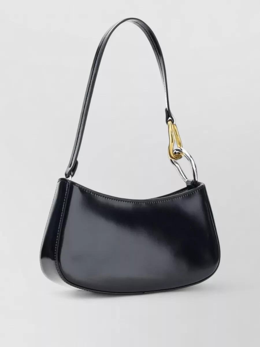 Staud Tommy Leather Clutch Bag