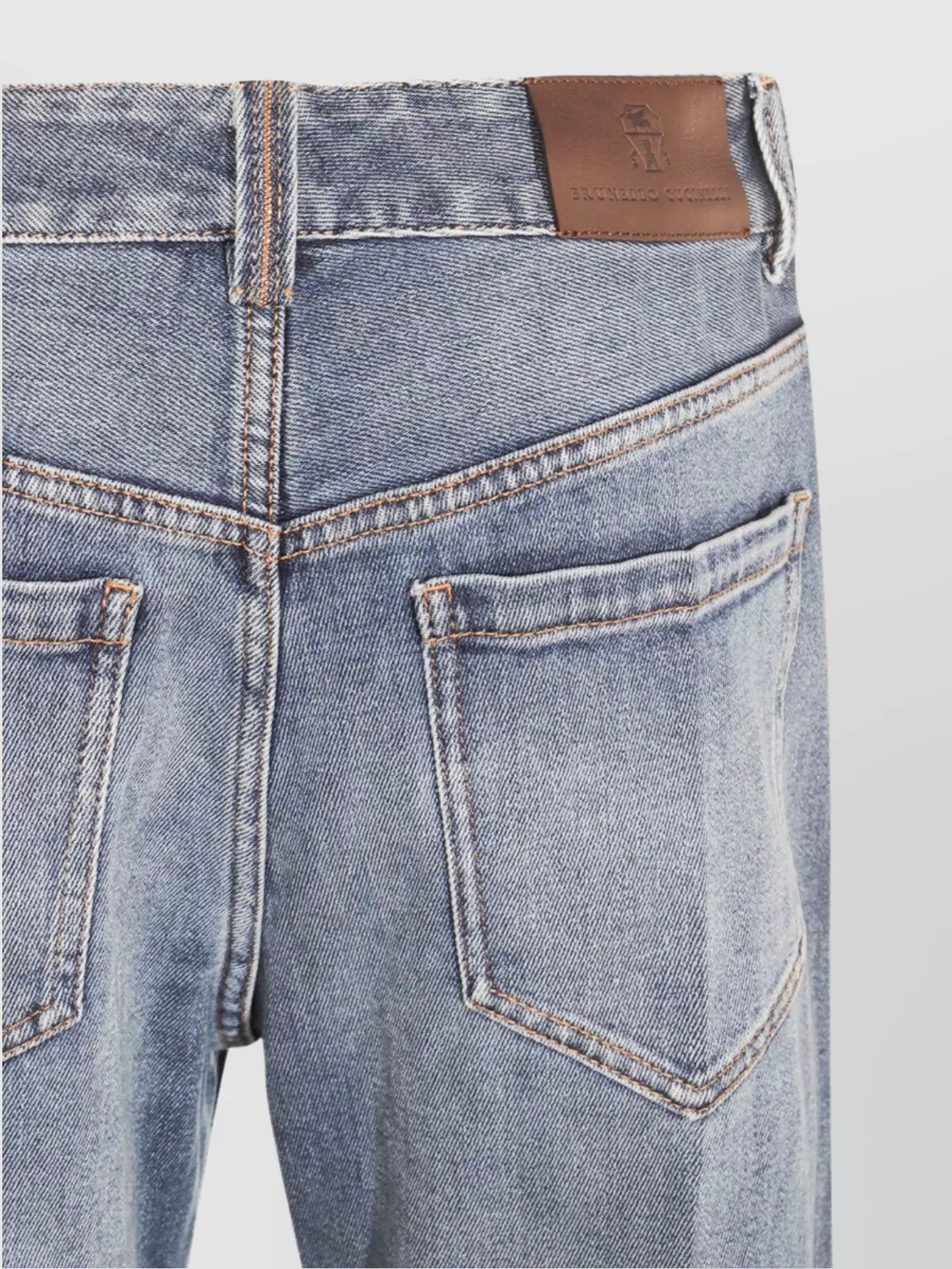 Brunello Cucinelli Straight Leg Trousers Belt Loops