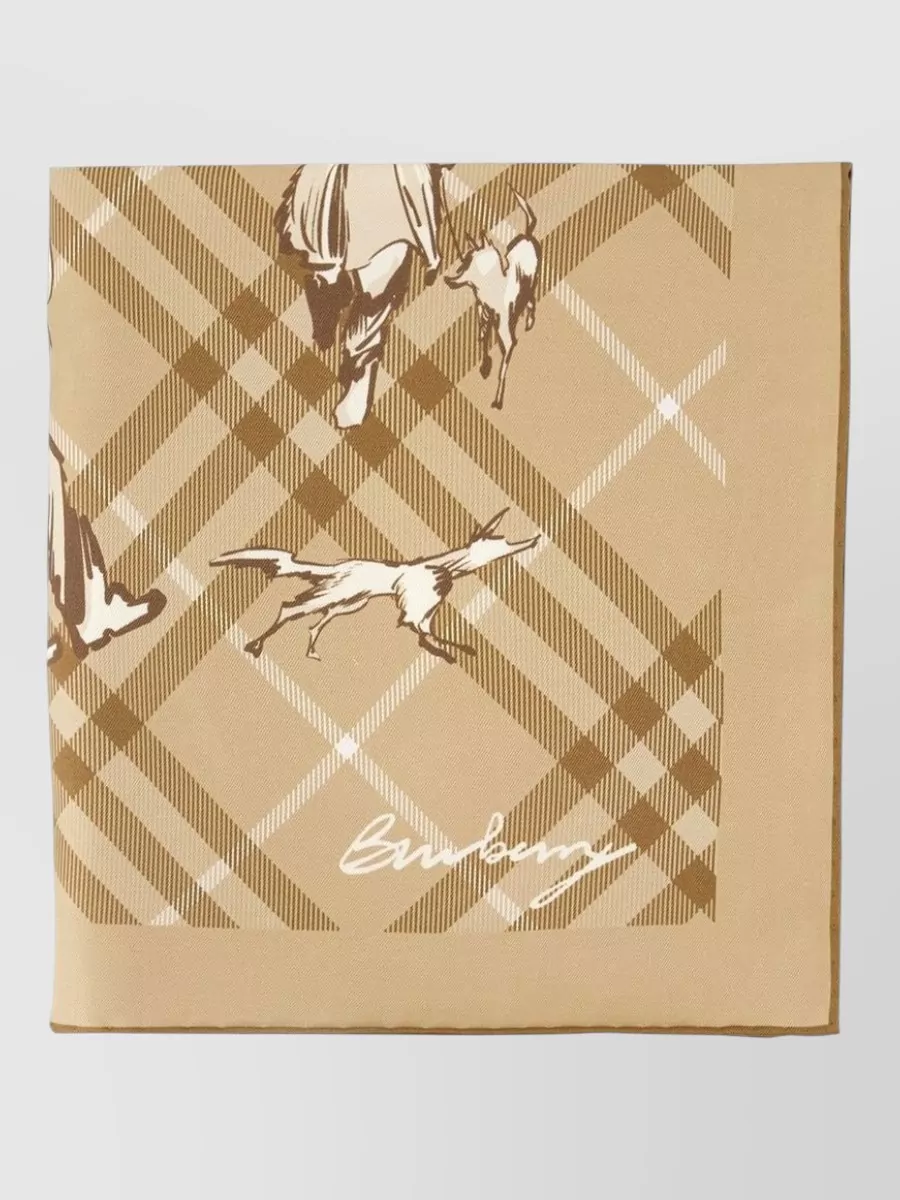 Burberry silk scarf