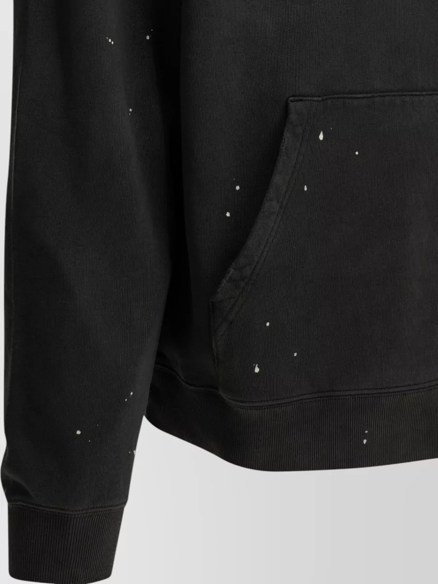 Carhartt Wip Logo-Print Paint-Splatter Cotton Sweatshirt