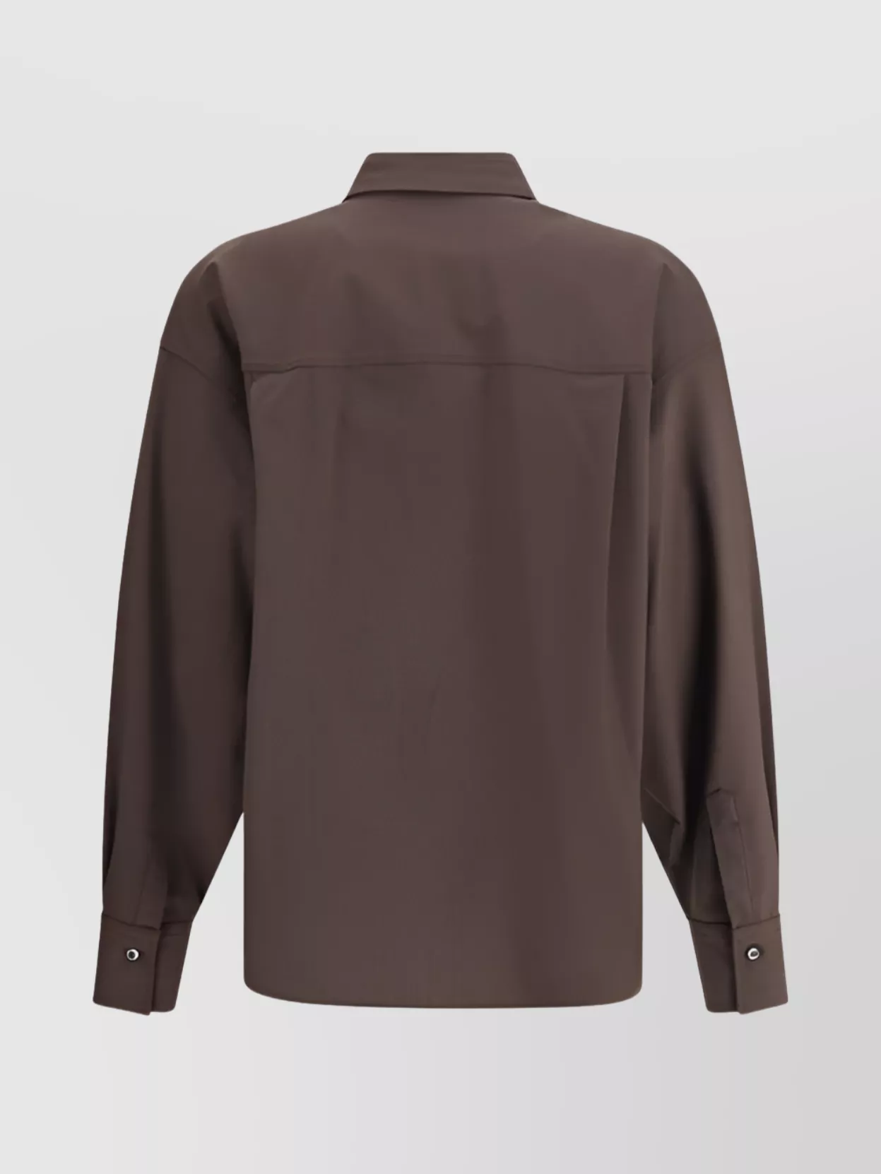 【関税込み】BRUNELLO CUCINELLI Wool shirt Brunello Cucinelli - Padded Wool Shirt Jacket - Gray