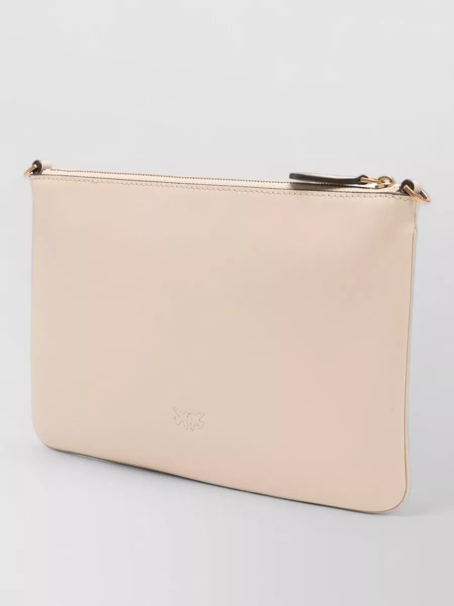 Pinko Silk Nylon Crossbody Bag Chain Strap