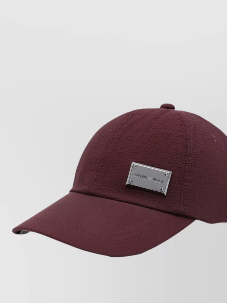 Emporio Armani Textured Baseball Cap