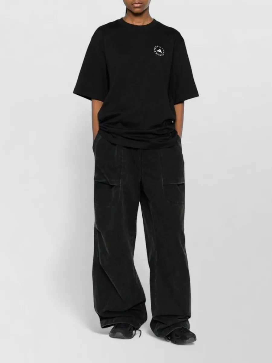 Adidas By Stella Mccartney Organic Cotton Logo T-Shirt