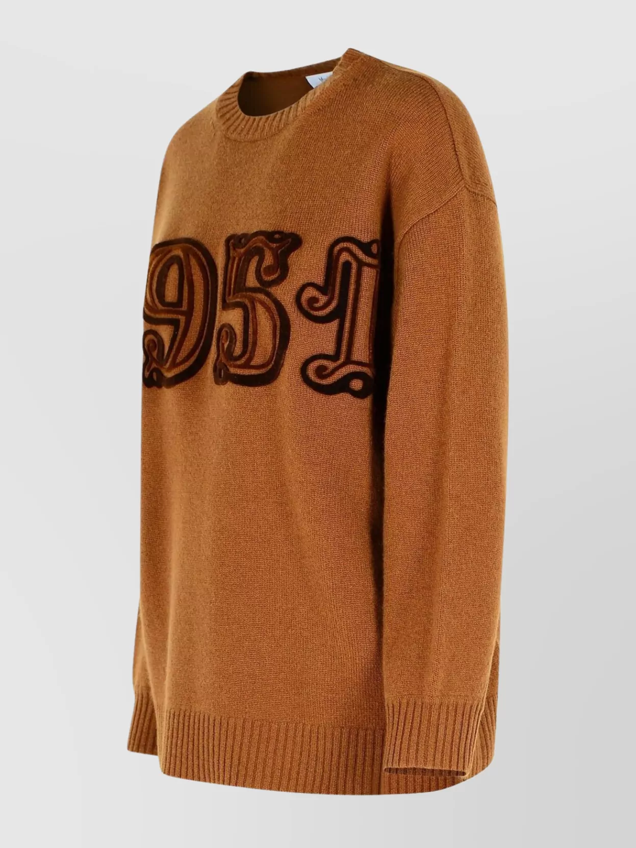 Max Mara Cashmere Wool Sweater Embroidered Detail