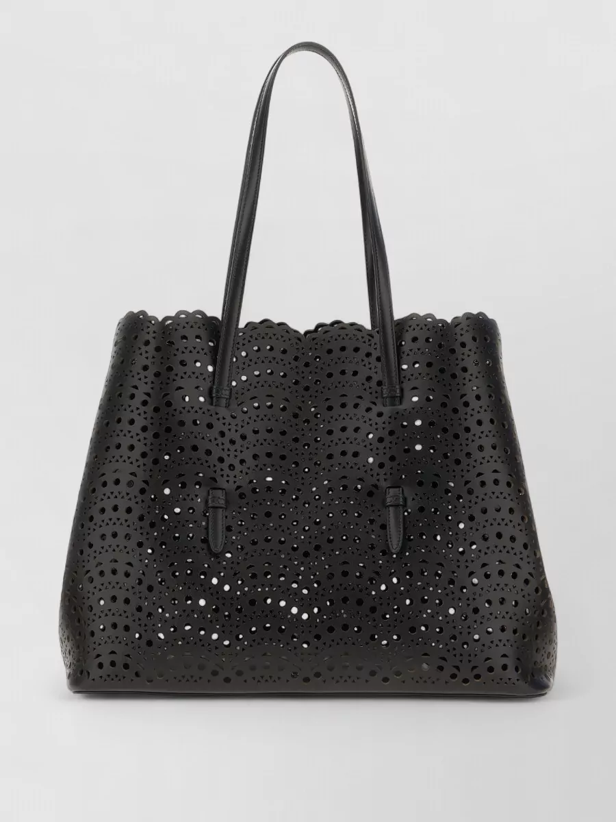 Alaïa Leather Tote Bag