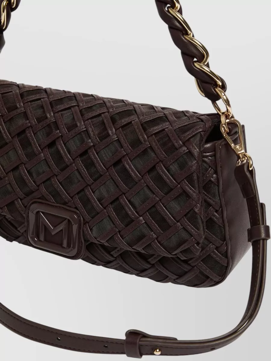 Marella Chain Strap Crossbody Bag Flap Square Shape