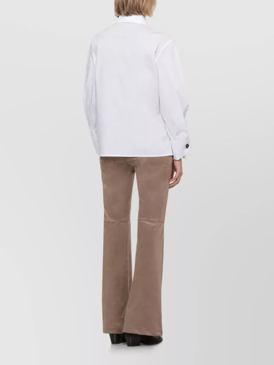 D.exterior Cotton Long-Sleeve Shirt