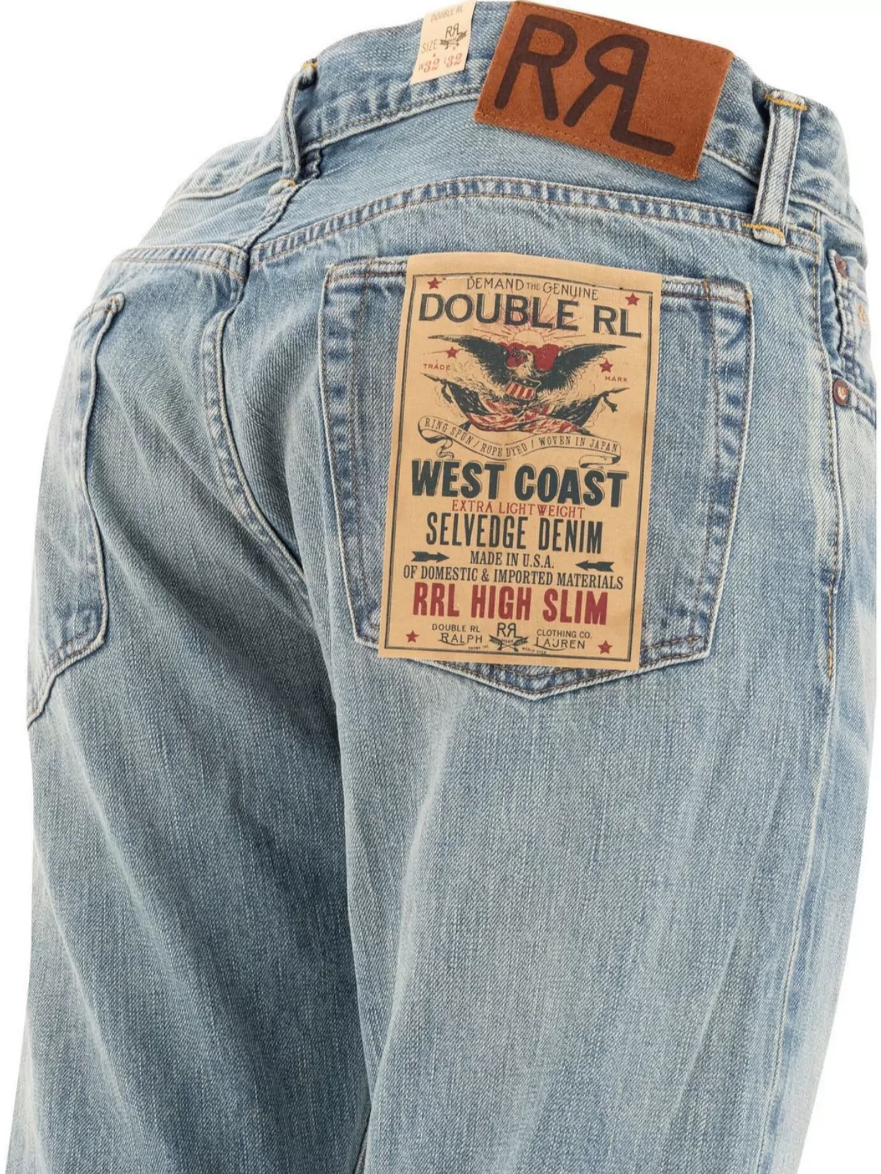 Rrl By Ralph Lauren Denim Straight-Leg Jeans
