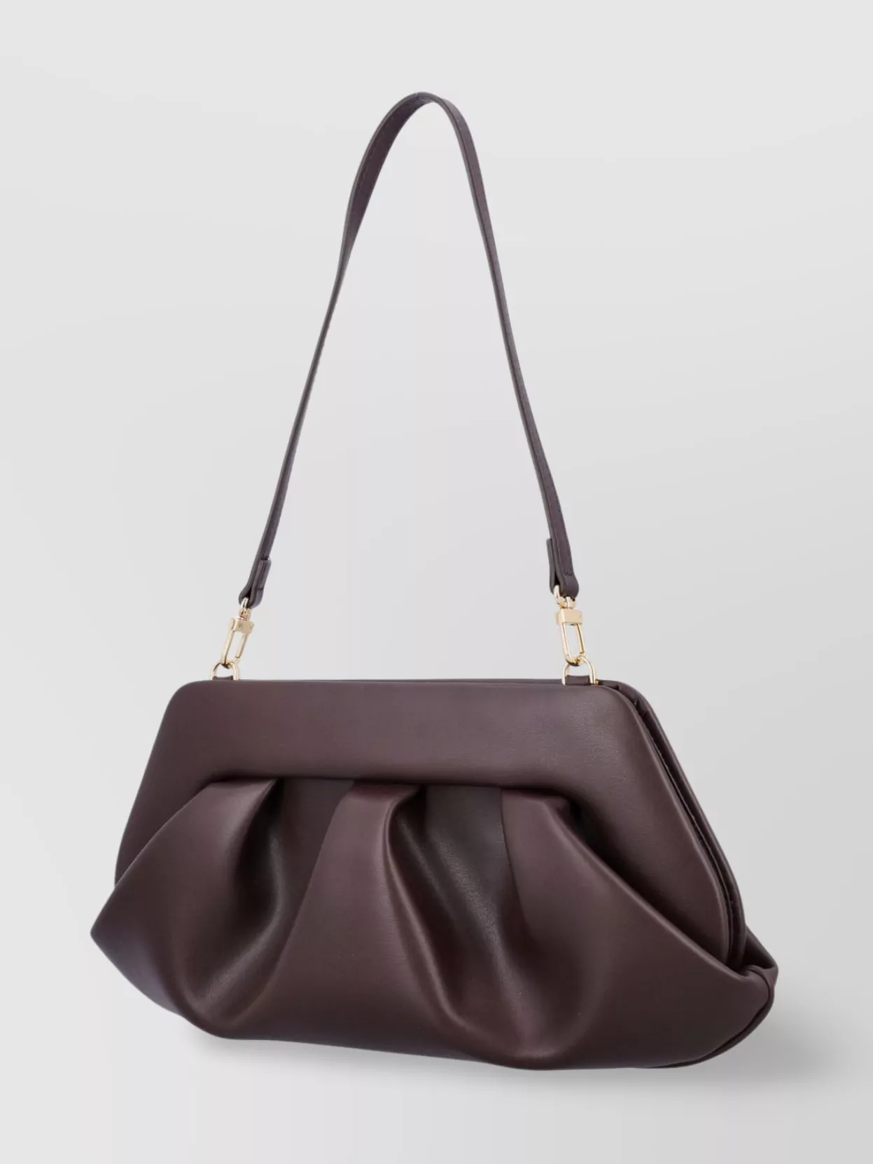 Themoirè Compact Vegan Leather Shoulder Bag