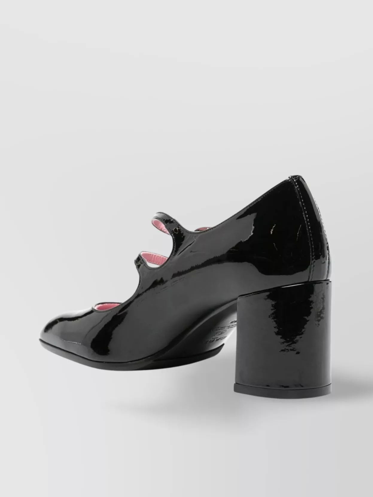 Carel Paris Alice Block Heel Double Strap Pumps