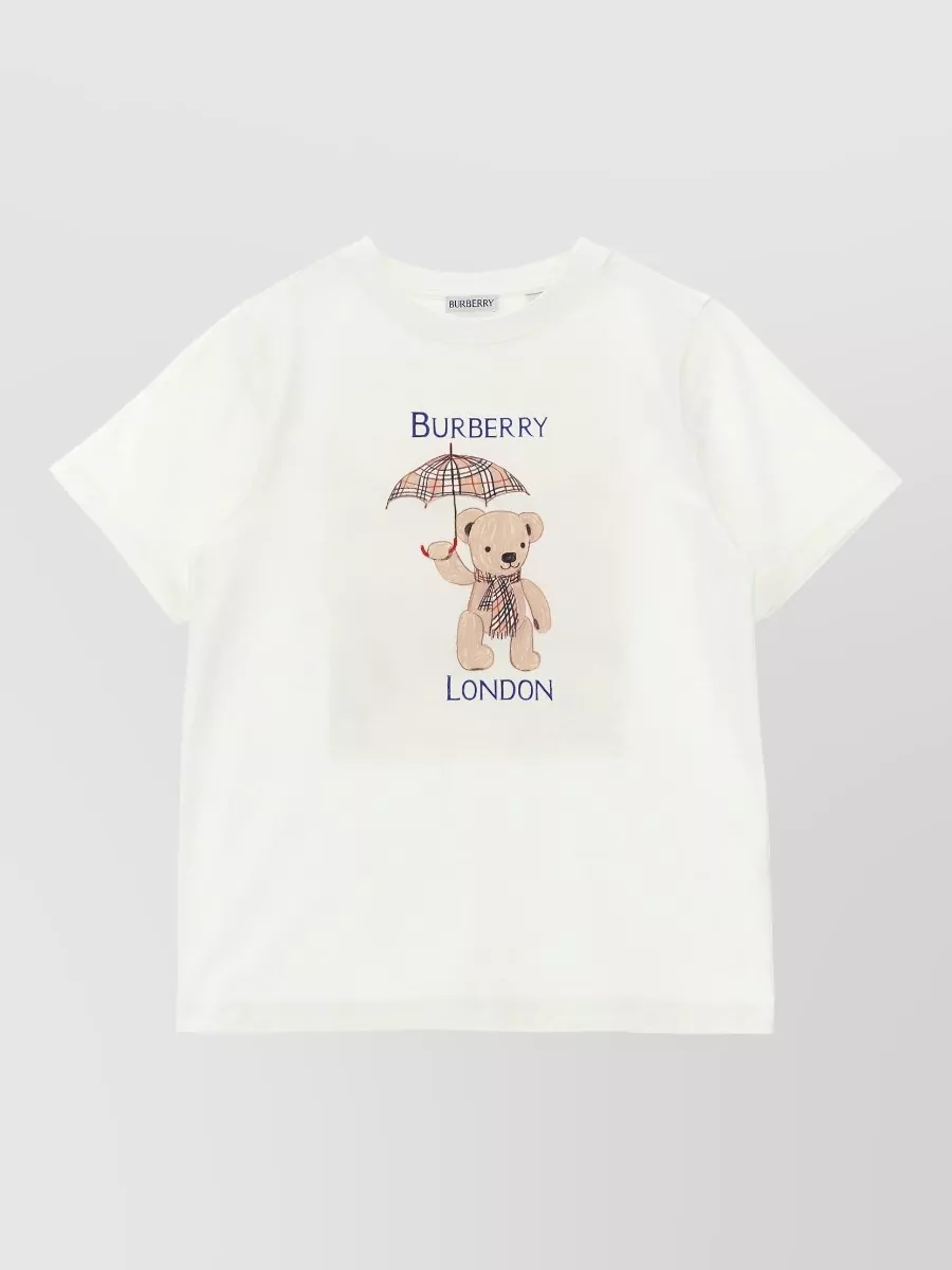 Burberry printed cotton short-sleeve t-shirt