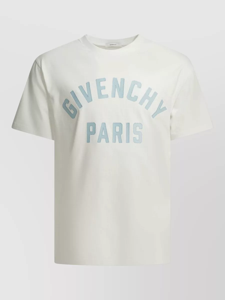 Givenchy cotton logo print crew neck t-shirt
