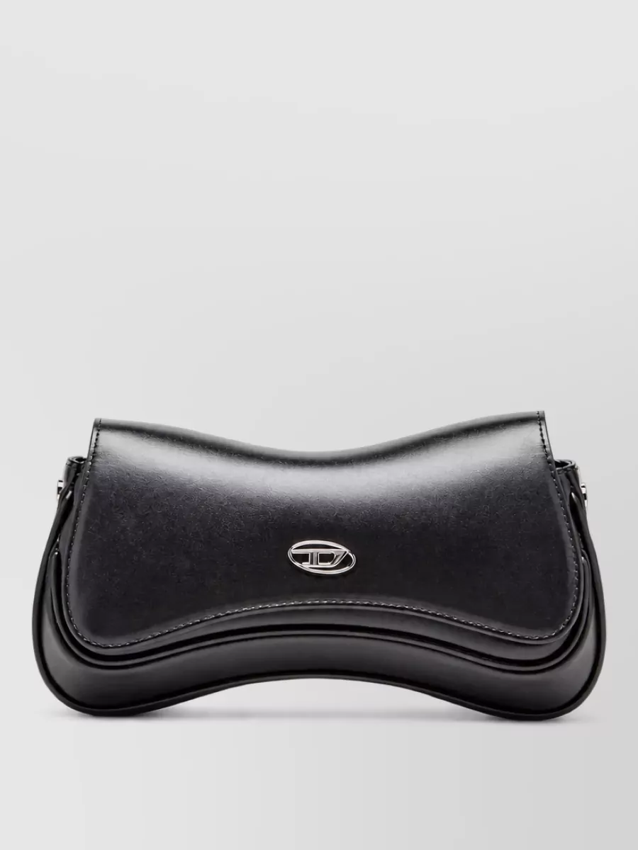 Diesel play leather shoulder bag