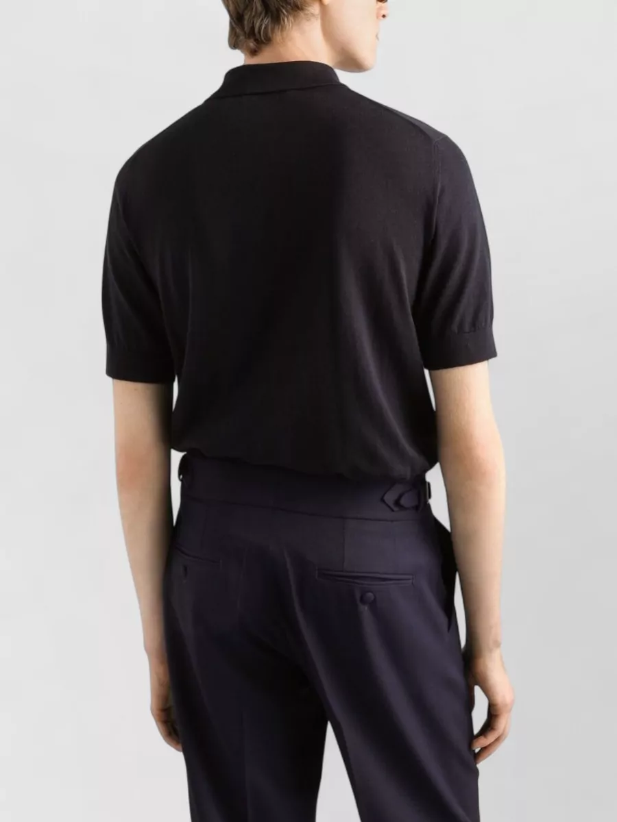 Dolce&Gabbana Shirt Lurex Embroidery Polo Collar