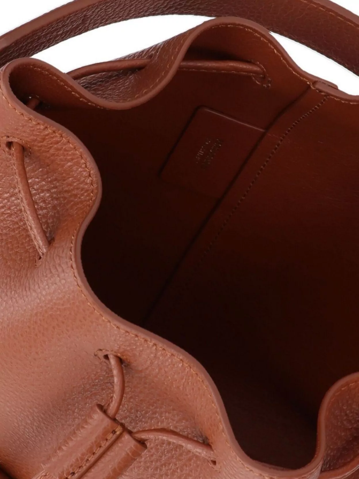 Ferragamo Textured Bucket Bag Top Handle