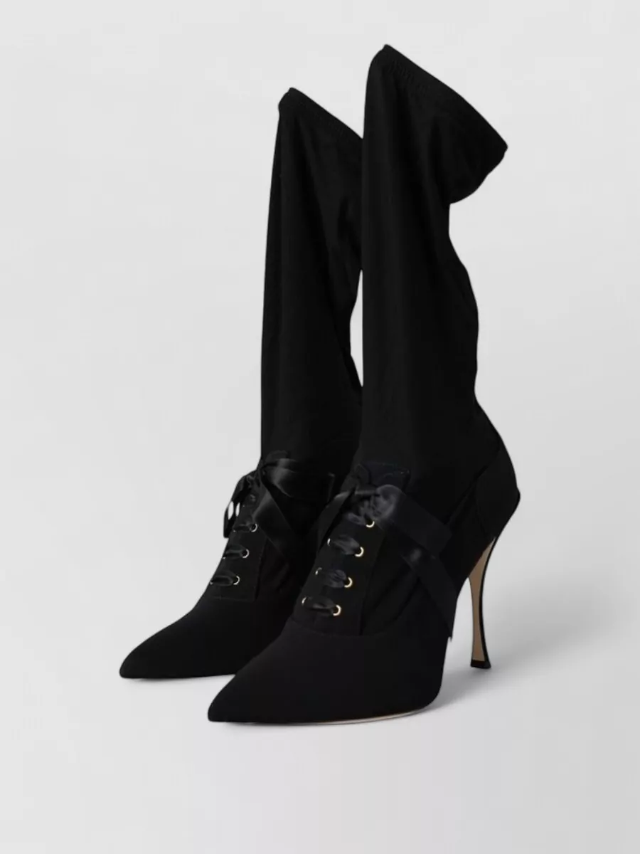 Dolce&Gabbana stretch mid-calf stiletto boots