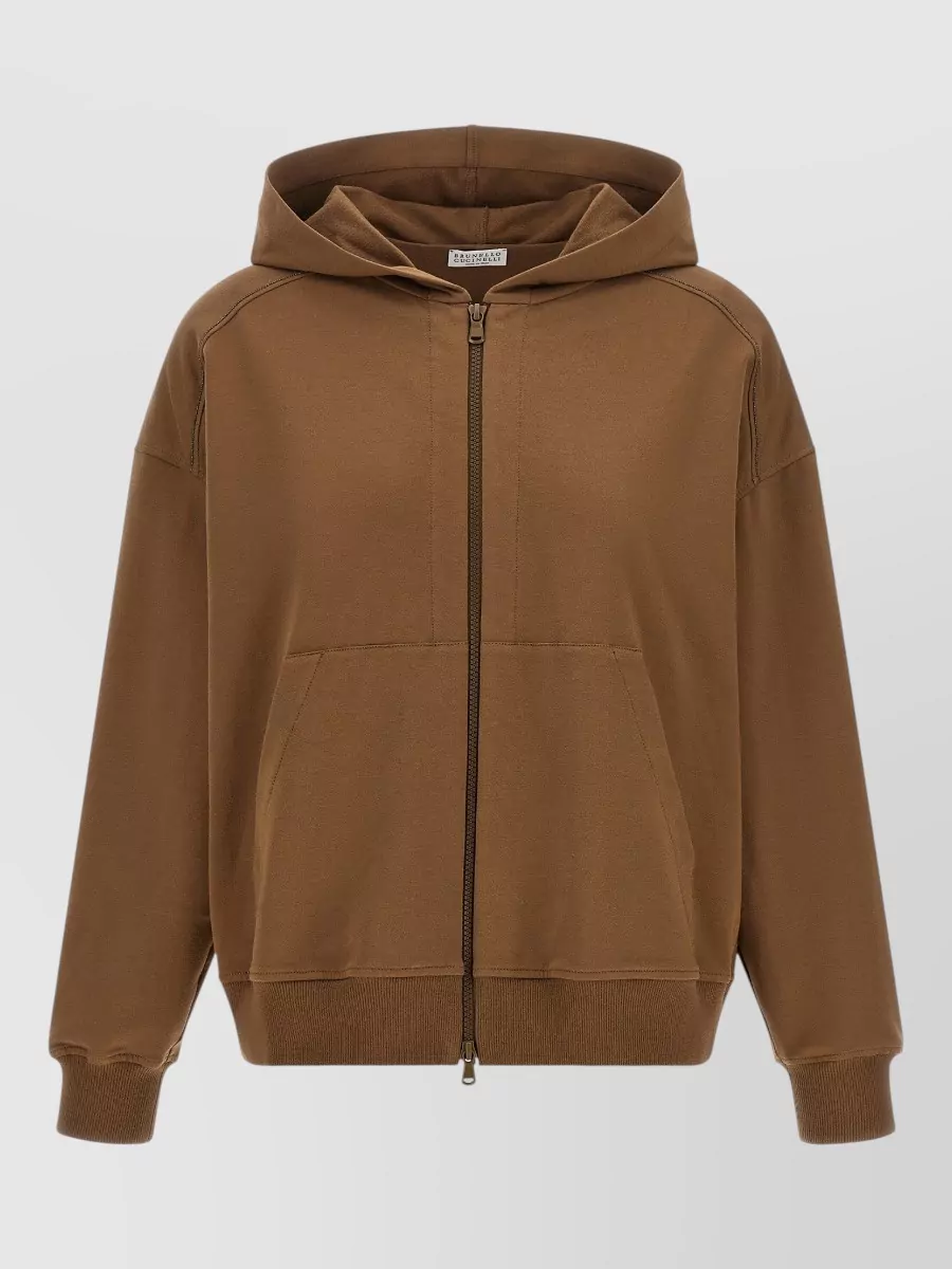Brunello Cucinelli cotton zip-up hoodie