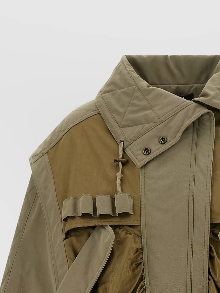 Balmain Quilted Utility Bomber Jacket