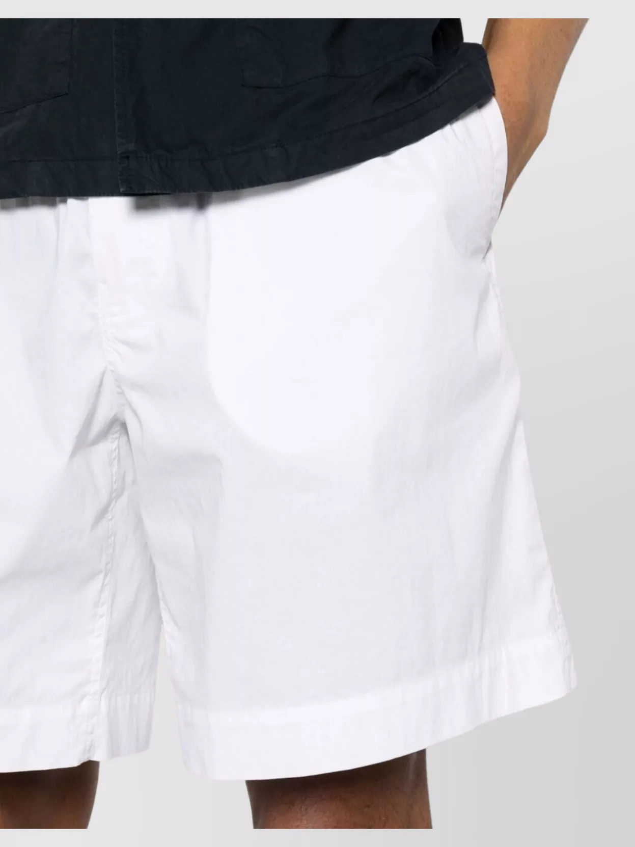 Aspesi Knee Length Shorts Elastic Waistband