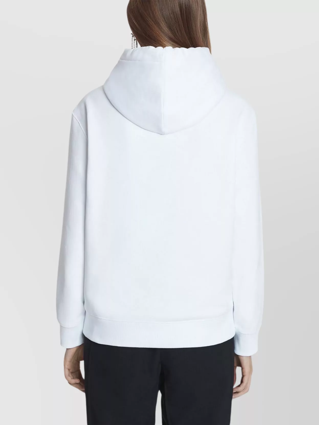 Lanvin Embroidered Handwritten Logo Hoodie